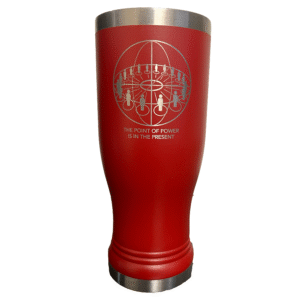 Healing Den Pilsner Laser Drinkware Red